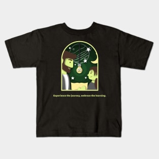 Experience the journey, embrace the learning. - Experiential Learning Kids T-Shirt